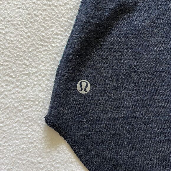 NWT Lululemon Open Your Heart Long Sleeve Heathered Ink Classic Stripe Top 2 - Picture 6 of 11